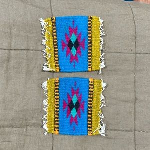 Aztec Blanket Coasters (Set of 2)